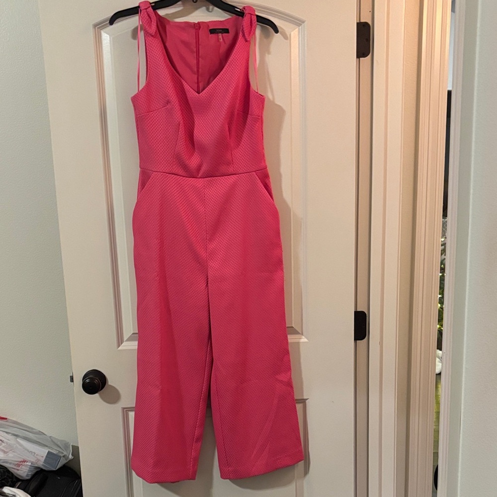 Trina TurkPink Sleeveless Jumpsuit with pockets